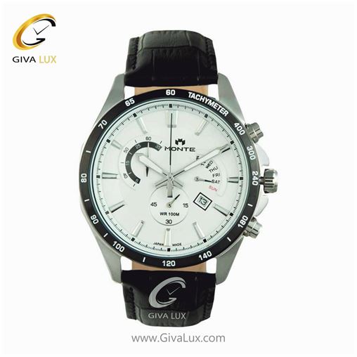 ساعت مچی مردانه بند چرمی قهوه ای مونته M1754324 MONTE M1754324BLW.jpg